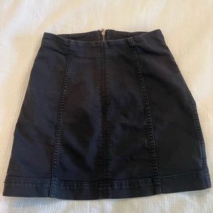 Free People Black Skirt